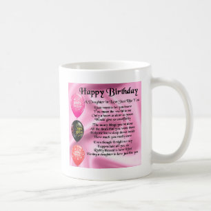 Mug Poème de belle-fille - joyeux anniversaire