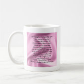 Mug Poème de belle-fille - soie rose (Gauche)
