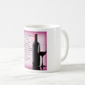 Mug Poème   de belle-soeur de vin (Devant droit)