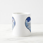 Mug Poème de coeur de libellule (Centre)