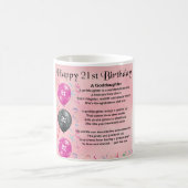 Mug Poème de filleule - 21ème conception (Centre)