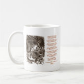 Mug Poème de Jabberwocky par Lewis Carroll (Gauche)
