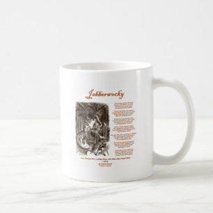 Mug Poème de Jabberwocky par Lewis Carroll