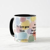 Mug Poème de la Fête des Mères (Devant gauche)