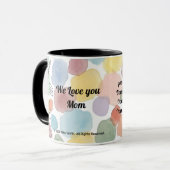 Mug Poème de la Fête des Mères (Devant gauche)