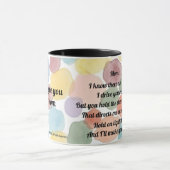 Mug Poème de la Fête des Mères (Centre)