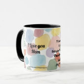 Mug Poème de la Fête des Mères (Devant gauche)