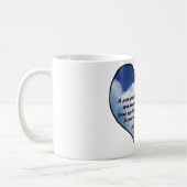 Mug Poème de mémorial de Pawprint (Gauche)