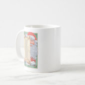 Mug Poème de Noël du Père Noël (Devant gauche)