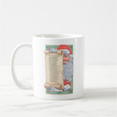 Mug Poème de Noël du Père Noël (Gauche)