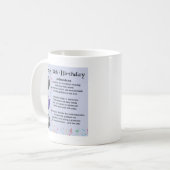 Mug Poème de petit-fils - 18ème anniversaire (Devant gauche)