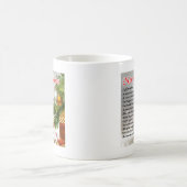 Mug Poème de petit-fils - conception de Noël (Centre)