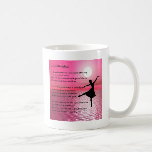 Mug Poème de petite-fille - ballerine