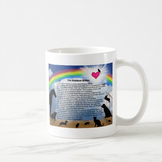Mug Poème de pont en arc-en-ciel (Droite)