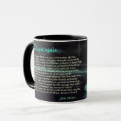 Mug Poème de rossignol d'O (Devant gauche)