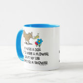 Mug Poème drôle de chien (Devant gauche)