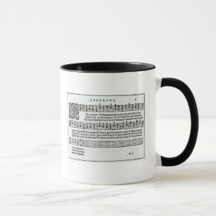 Mug Poème en musique par Jean Antoine de Baif