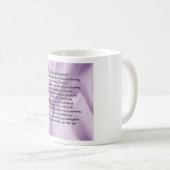 Mug poème   lilas de petite-fille (Devant droit)