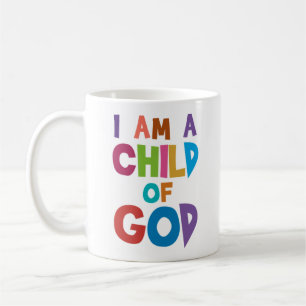 Mug Poème lyrique coloré de Hillsong je suis un enfa