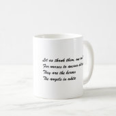 Mug Poème Pour L'Infirmière (Devant droit)