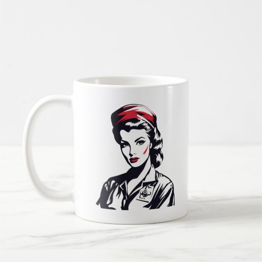 Mug Poème Pour L'Infirmière (Gauche)