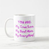 Mug Poème Soul Mate (Gauche)