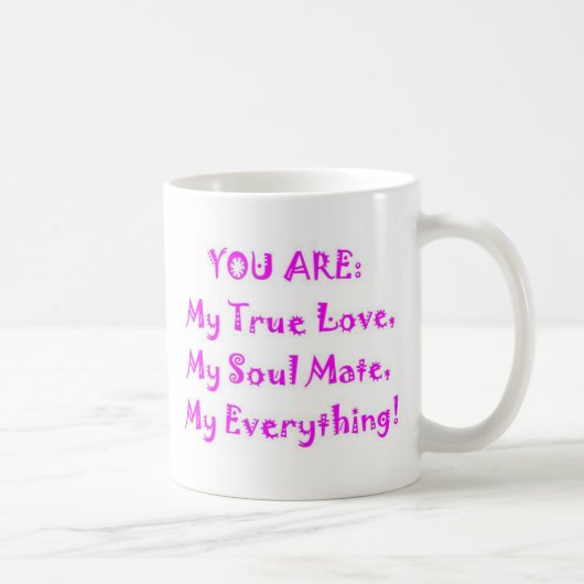 Mug Poème Soul Mate (Droite)