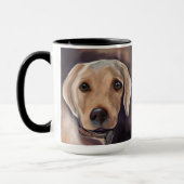 Mug Poésie du Labrador Retriever (Gauche)