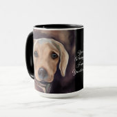 Mug Poésie du Labrador Retriever (Devant gauche)