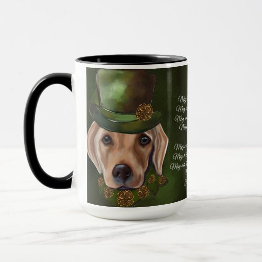 Mug Poésie du Labrador Retriever (Gauche)