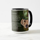 Mug Poésie du Labrador Retriever (Devant droit)