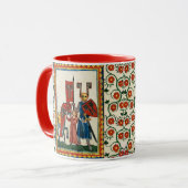 MUG POÈTE ALLEMAND COMME MINIATURE MÉDIÉVALE DE LA NUI (Devant gauche)