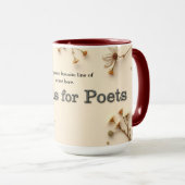 Mug Poetry in Bloom Modern Botanical Poetry (Devant droit)