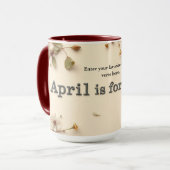 Mug Poetry in Bloom Modern Botanical Poetry (Devant gauche)