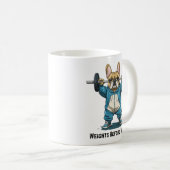 Mug Poids Avant Traitements Haltérophilie (Devant droit)