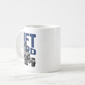 Mug Poids Bodybuilding Gym Motivation Dit (Devant gauche)