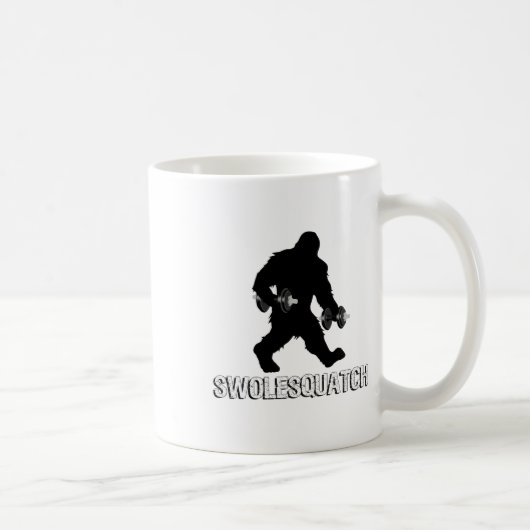 Mug Poids de haltères de musculation Bigfoot Sasquatch (Droite)