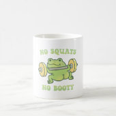Mug Poids de levage de grenouille amusant Pas de squat (Centre)