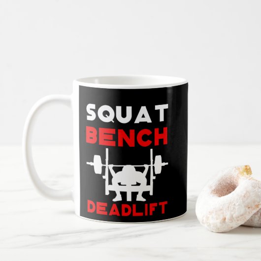 Mug Poids du banc d'entraînement (Avec donut)