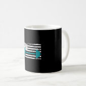 Mug Poids haltérophiles Dumbbell Funny (Devant droit)