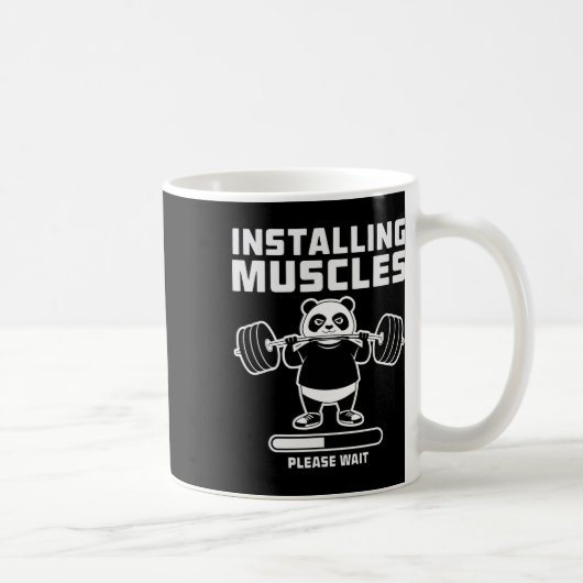 Mug Poids Installation Muscle Workout Pun Gym We (Droite)