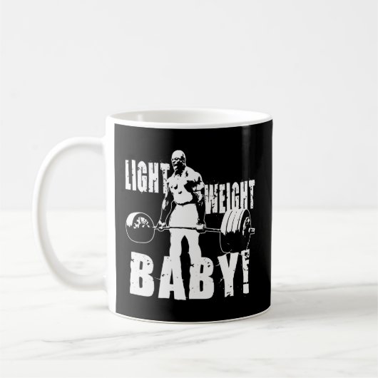 Mug Poids léger bébé - Ronnie Coleman Gym Motivationa (Gauche)