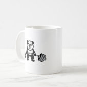Mug Poids Levant Panda Ours Anime Dessin - Entraînemen (Devant gauche)