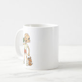 Mug Poids Minuscule. Grand Esprit. Motivation du dessi (Devant gauche)