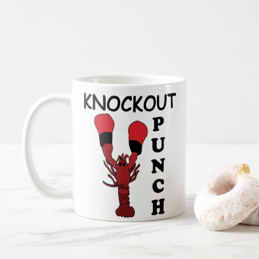 Mug Poignée à bec de langouste (Avec donut)