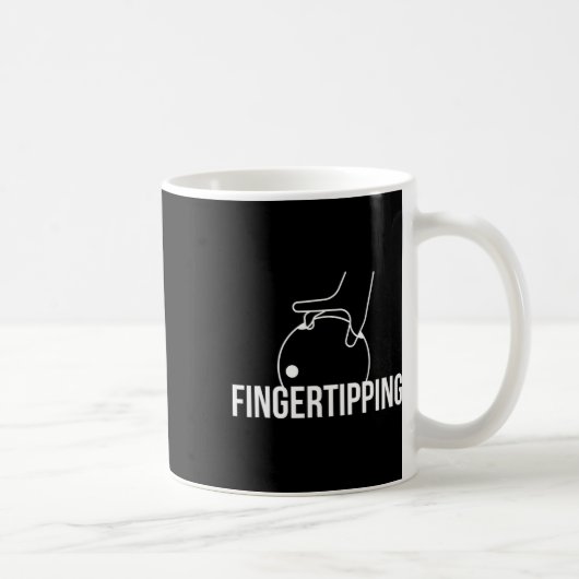 Mug Poignée à doigts Conception de la poignée de Bowle (Droite)