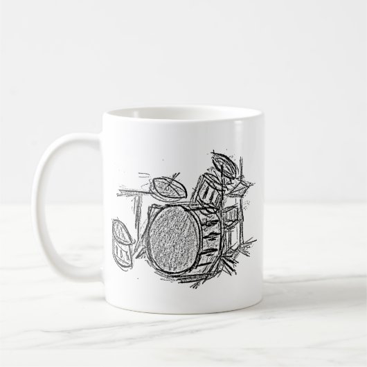Mug Poignée à tambour (Gauche)