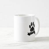 Mug Poignée de chien détendue avec ruban (Devant droit)