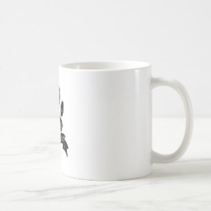 Mug Poignée de chien détendue avec ruban
