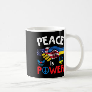 Mug Poignée de main pour la paix est le pouvoir États-